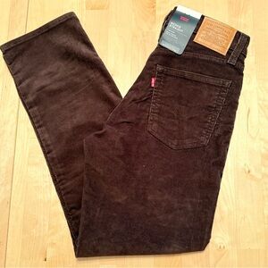NWT Levi’s Wedgie Straight Corduroy Pants - women’s 26x28